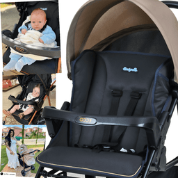 Carrinho de Bebe Bebe Conforto Moises Burigotto Ecco CZ Bege - 4