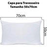 Kit 4 Capa Protetor Travesseiro Impermeável Ziper 50x70 Bf Colchões - 4
