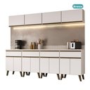 Ver imagem 3 de Armário de Cozinha Completa Atlanta Lance Carraro Branco
