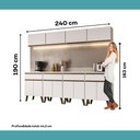 Ver imagem 7 de Armário de Cozinha Completa Atlanta Lance Carraro Branco