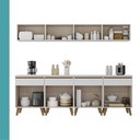 Ver imagem 6 de Armário de Cozinha Completa Atlanta Lance Carraro Branco