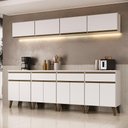 Ver imagem 1 de Armário de Cozinha Completa Atlanta Lance Carraro Branco