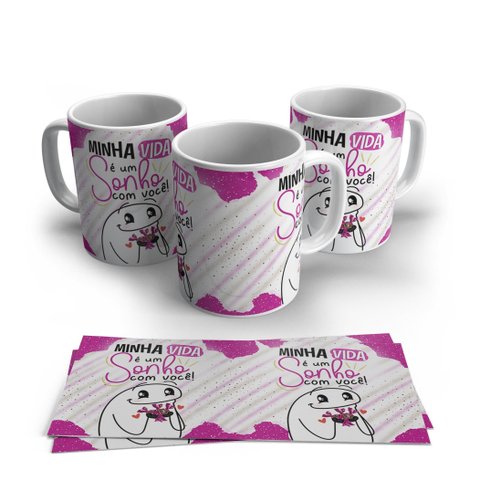 Caneca de Porcelana Pascoa Modelo 10