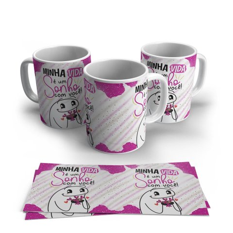 Caneca de Porcelana Pascoa Modelo 10