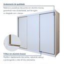 Ver mais imagens de Guarda-Roupa 3 Portas de Correr 100% MDF