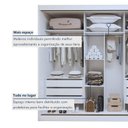 Ver imagem 6 de Guarda Roupa Casal 3 Portas de Correr 100% MDF