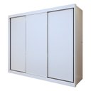 Ver imagem 2 de Guarda Roupa Casal 3 Portas de Correr 100% MDF