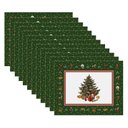 Ver imagem 2 de Kit Jogo Americano Natal Árvore Verde Nsw 12 Peças