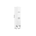Ver imagem 3 de Paneleiro de Cozinha Modulado Bella C/ 3 Portas 40cm Branco - Bertolini