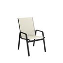 Ver imagem 2 de Mesa 4 cadeiras Ripado Piscina Alumínio Preto e Tela Bege