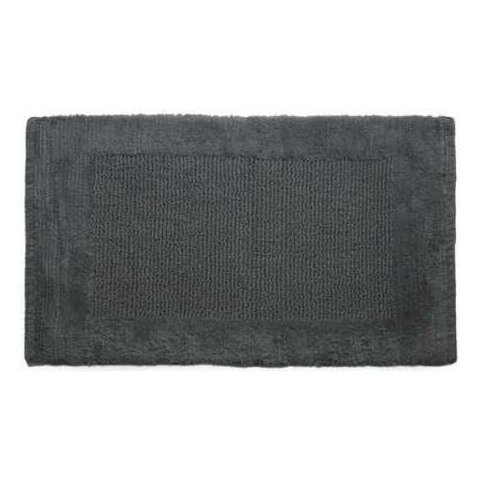 Tapete Algodao Sublime 60 X 100cm Cinza Kapazi