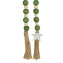 Ver imagem 2 de Colar Decorativo Estrela Branco e Verde 80 cm - D’Rossi Colar Estrela