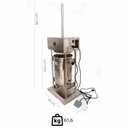 Ver imagem 3 de Embutideira Ensacadeira Elétrica para Linguiça Brimac Industrial em Aço Inox 30l 220v Elb30