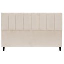 Ver imagem 1 de Cabeceira para Cama Box King Size 195 Cm Classic Suede Bege Suede