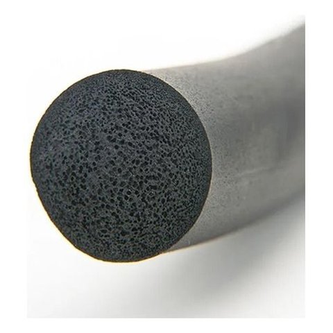 Perfil de Borracha Esponjoso Vedação Macio Diâm. 25mm - 1m