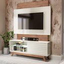 Ver imagem 4 de Kit Painel Rack Para Sala Com Suporte Tv 55'' 100% Mdf