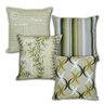 Kit 4 Capas de Almofada Suprema em Tons Verde Oliva 44x44cm - 1