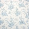 Papel de Parede Toile de Jouy Azul Vinilico Lavável+ Cola para Aplicação - 2