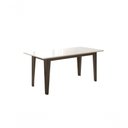 Ver imagem 1 de Mesa de Jantar Liz 160cm Amêndoa/off White - Poliman