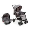 Carrinho com Bebê Conforto Travel System Choice Voyage Cinza Melange - 1