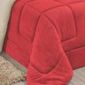 Edredom Coberdrom Fenix King Sherpa e manta - Vermelho - 2