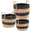 Ver imagem 1 de Zagora Cesta Fibra Preto 3pç