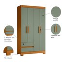 Ver imagem 2 de Armário de Quarto e Prateleiras 4 Portas