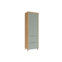 Ver imagem 4 de Armário Multiuso Lavanderia Marquesa C/ 2 Portas e 2 Gavetas 70cm Nature/verde - Nesher