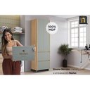 Ver imagem 6 de Armário Multiuso Lavanderia Marquesa C/ 2 Portas e 2 Gavetas 70cm Nature/verde - Nesher