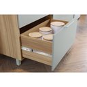 Ver mais imagens de Armário Multiuso Lavanderia Marquesa C/ 2 Portas e 2 Gavetas 70cm Nature/verde - Nesher