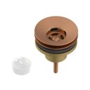 Ver imagem 1 de Válvula para Lavatório 7/8" Universal com Tampa Plástica Rose Gold Matte Multimarcas Cód. B5016r0r2b