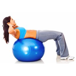 Bola Suiça Liveup Pilates Yoga Ginástica 75 cm e DVD - 4