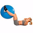 Ver imagem 2 de Bola Suiça Liveup Pilates Yoga Ginástica 75 cm e DVD