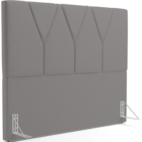 Cabeceira Cama Box Casal Queen 160 Cm Aurora Corano Cinza