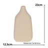 Vaso Cerâmico Bege 19801 23x12x5,5cm Mart - 2