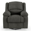Ver imagem 4 de Poltrona do Papai Reclinável Melim Glider Giratória Usb Linho Fh1 - D'rossi Cor Grafite