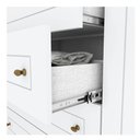 Ver imagem 5 de Berço Montessoriano e Guarda Roupa Infantil Americano 6 Portas Branco Hp com Colchão Ortobom -