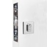 Fechadura Trava Rolete 3780 Externa R202 Cromo Acetinado Quadrada 45mm Blister Papaiz - 1