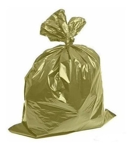 Saco de Lixo 40 Litros 100un Colorido Reforçado Amarelo Cor:cinza-claro;