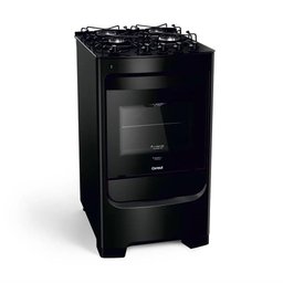 Fogão Consul 4 Bocas Mesa de Vidro Grades Individuais Super Estáveis Preto Cfo4vbe - 3