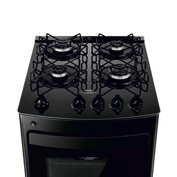 Fogão Consul 4 Bocas Mesa de Vidro Grades Individuais Super Estáveis Preto Cfo4vbe - 5