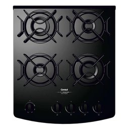 Fogão Consul 4 Bocas Mesa de Vidro Grades Individuais Super Estáveis Preto Cfo4vbe - 7
