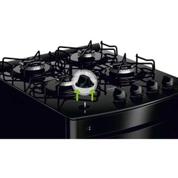 Fogão Consul 4 Bocas Mesa de Vidro Grades Individuais Super Estáveis Preto Cfo4vbe - 8