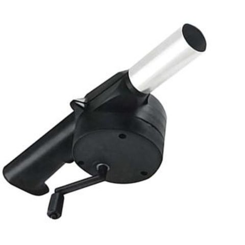 Soprador Acendedor de Churrasqueira Carvao Lareira Ventilador Manual Assoprador