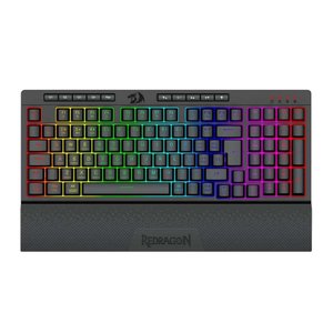 Teclado Gamer sem Fio Redragon Shiva Pro 98 - 2.4ghz - Rgb - Apoio de Pulso - Preto - K515rgb-pro Pt