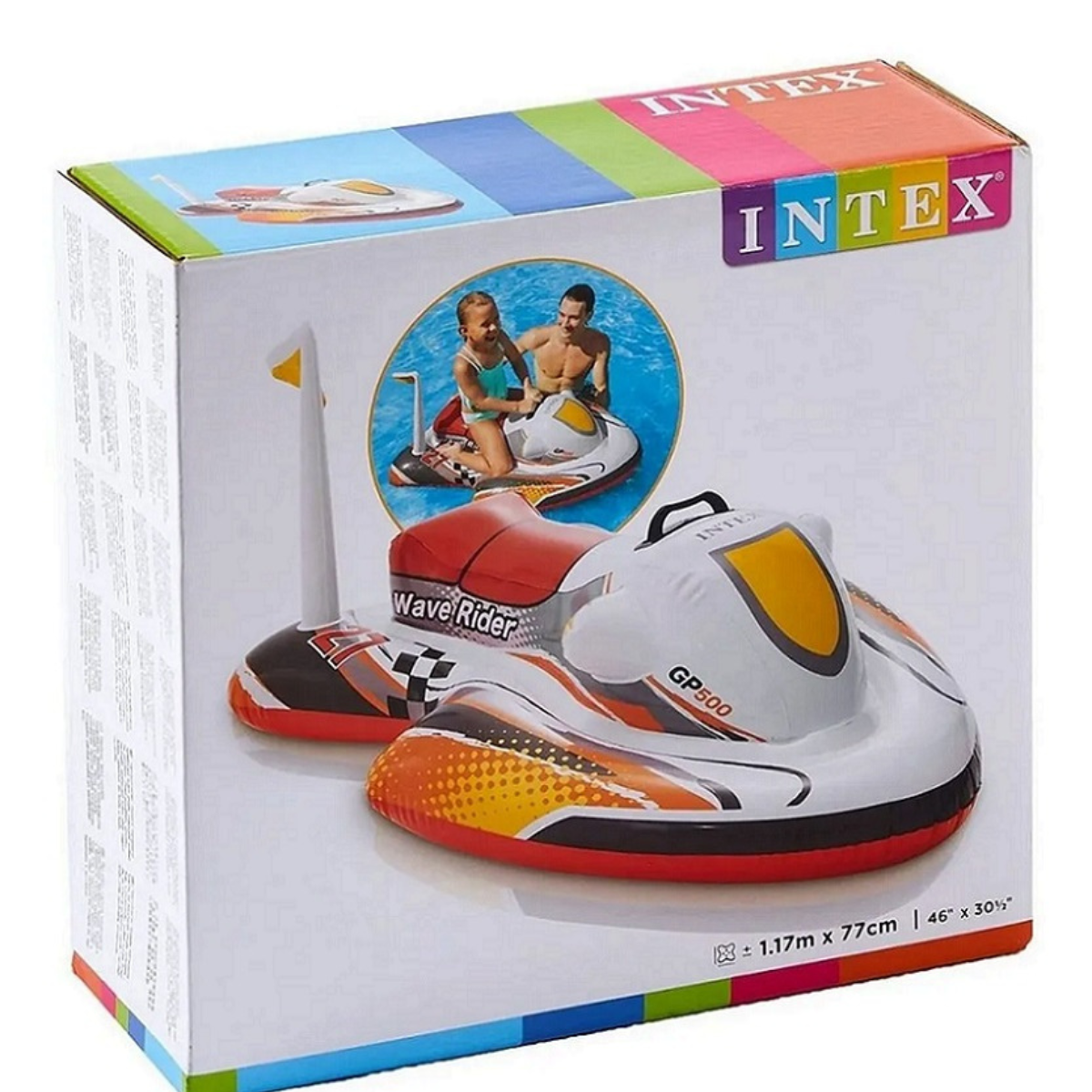 Jet Ski Inflável Infantil 40kg Intex 1,17m + Bomba Elétrica Voltagem:110v - 9