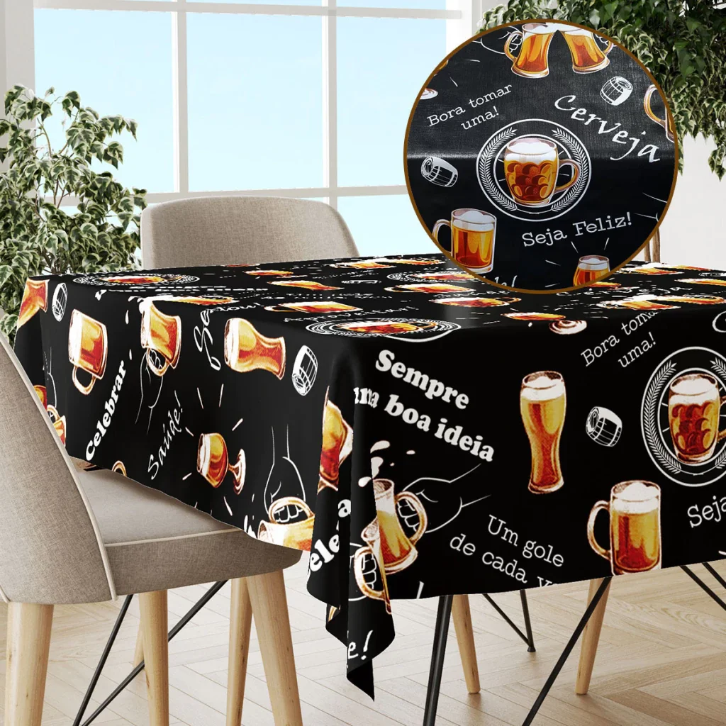 Ver imagem 1 de Toalha Mesa Plástica Térmica Saidera 4 a 6 Lugares 1,60