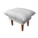 Ver imagem 2 de Sofá Cama Andorra com Banqueta Corano 3 Lugares Reclinável Império Branco 036