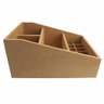 Caixa Mdf Organizadora de Maquiagem Aberta com 15 Divisões Tam:24x18x11,5cm Cod:banh038 - 2