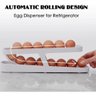 Porta Ovos Dispenser 2 Andares 14 Ovos Organizador Bandeja de Geladeira - 5